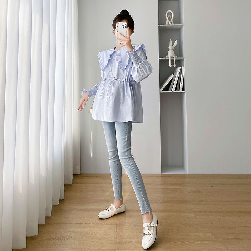 Women Formal Wear Korean - قمصان نسائية بأكمام طويلة من القطن