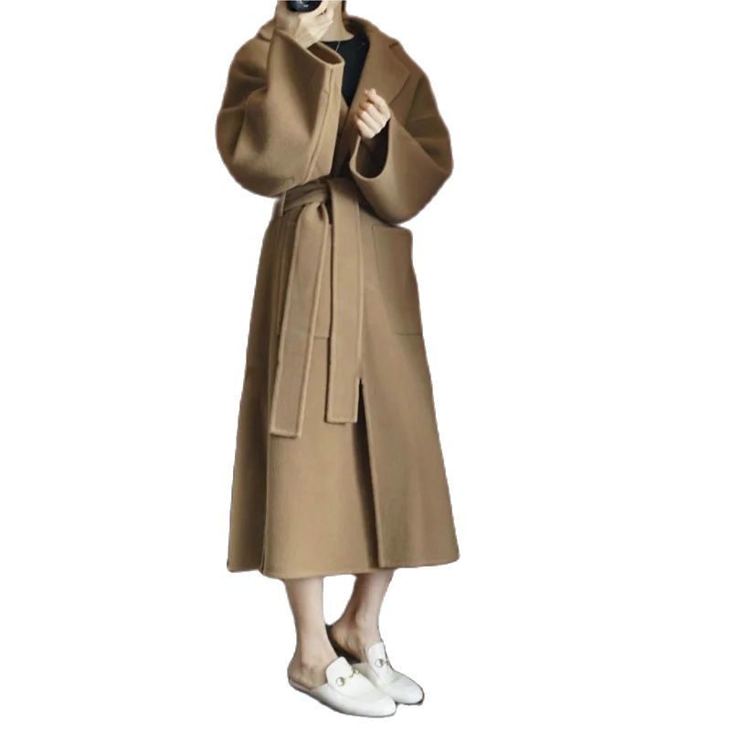 Women Formal Wear Winter - معطف نسائي أنيق طويل مصنوع من