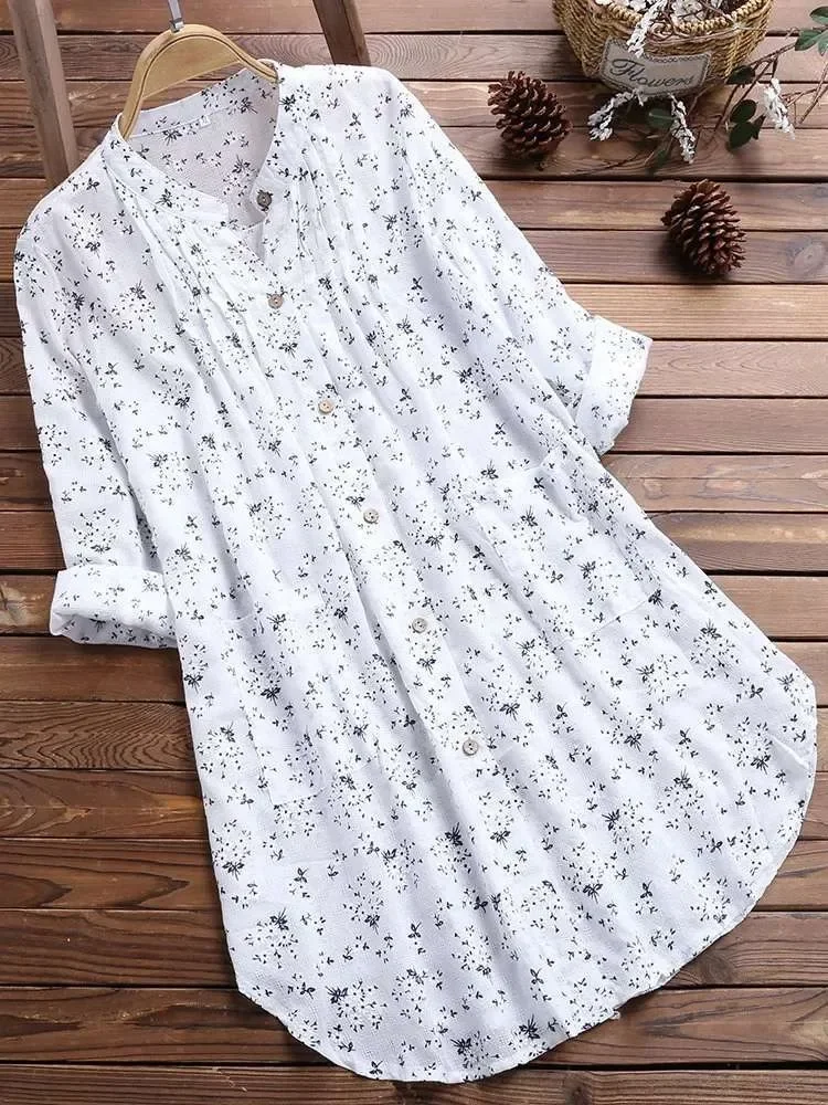 Women'S Formal Wear Blouse - حجم كبير قمصان نسائية 2025 جديد