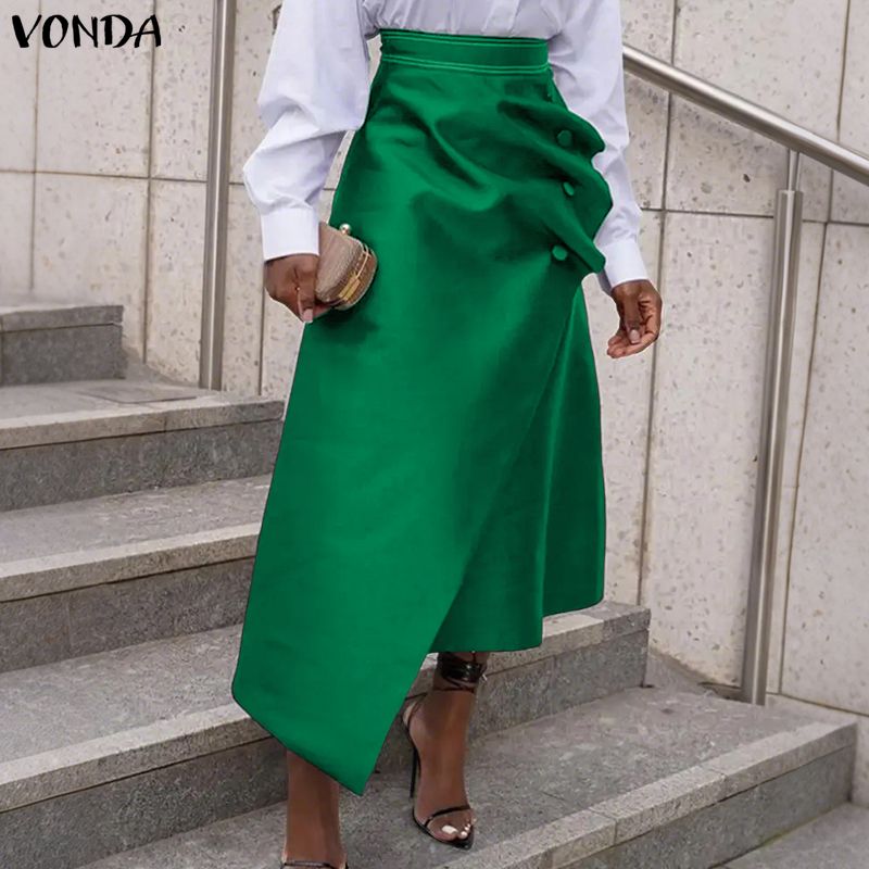 Pencil Skirt Midi - فوندا حجم كبير 5XL أنيقة النساء