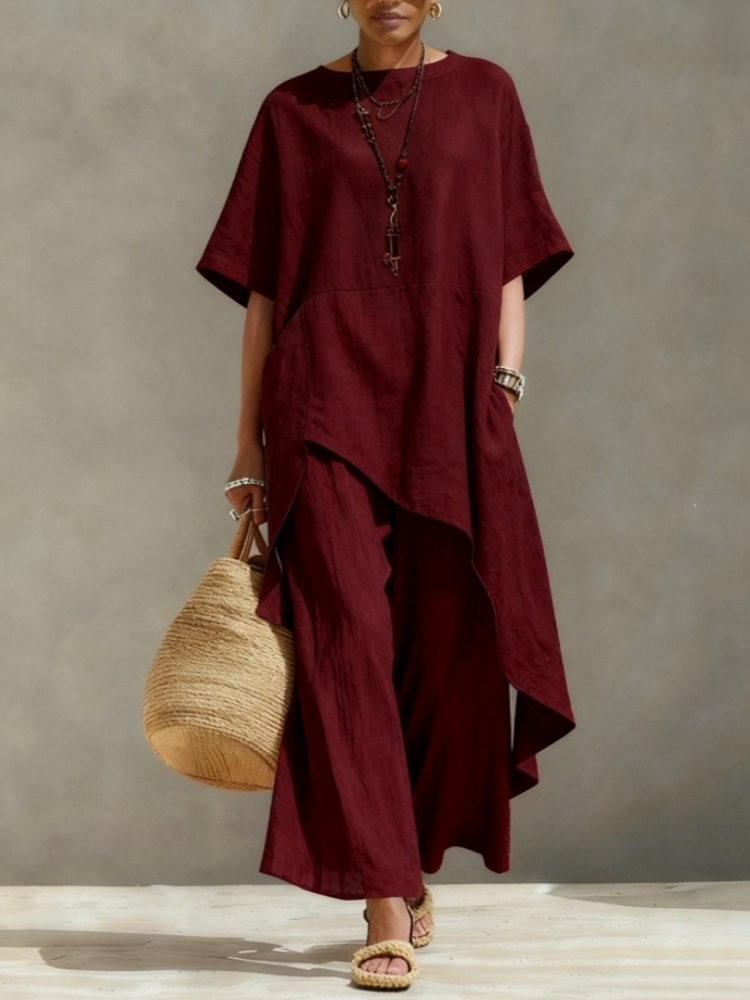 طقم نسائي من قطعتين من القطن و - مراجعة Women'S Formal Wear Blouse وسعره