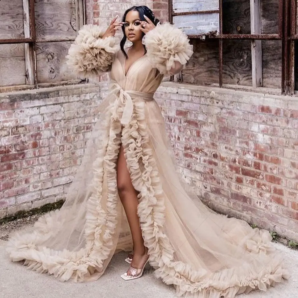 فستان زفاف من التل المنفوش لحف - مراجعة Women'S Formal Wear Wedding وسعره