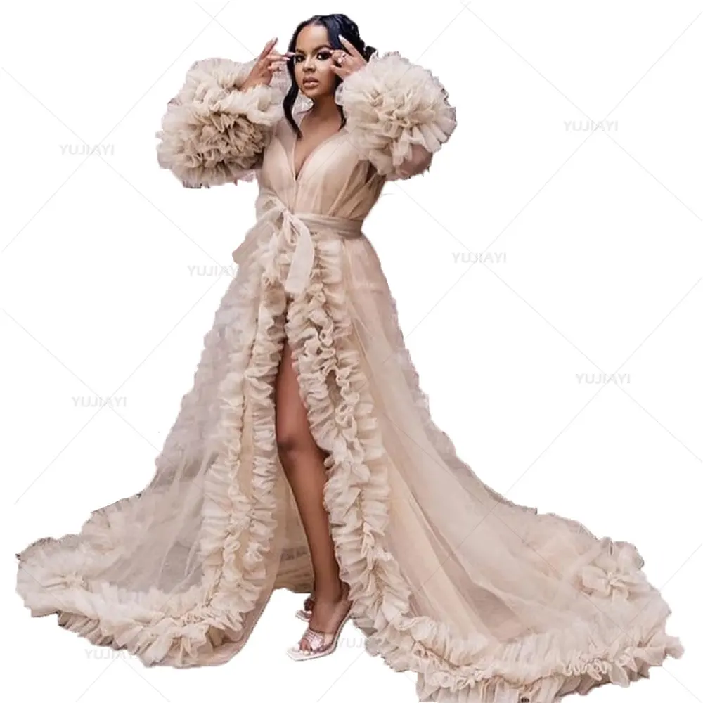 فستان زفاف من التل المنفوش لحف - مراجعة Women'S Formal Wear Wedding وسعره