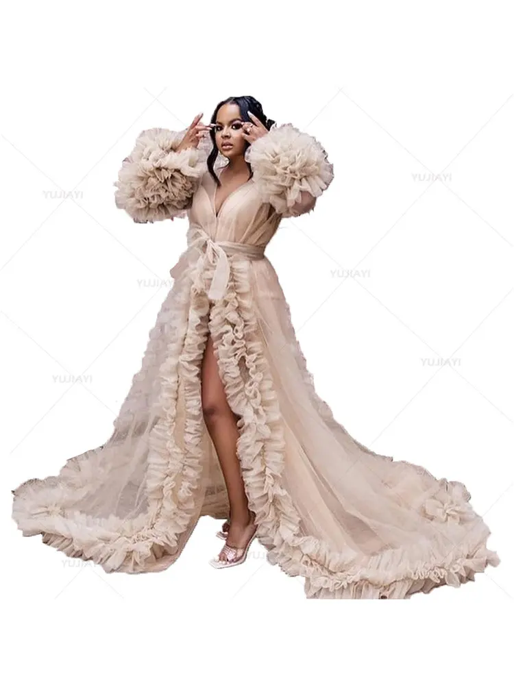 فستان زفاف من التل المنفوش لحف - مراجعة Women'S Formal Wear Wedding وسعره