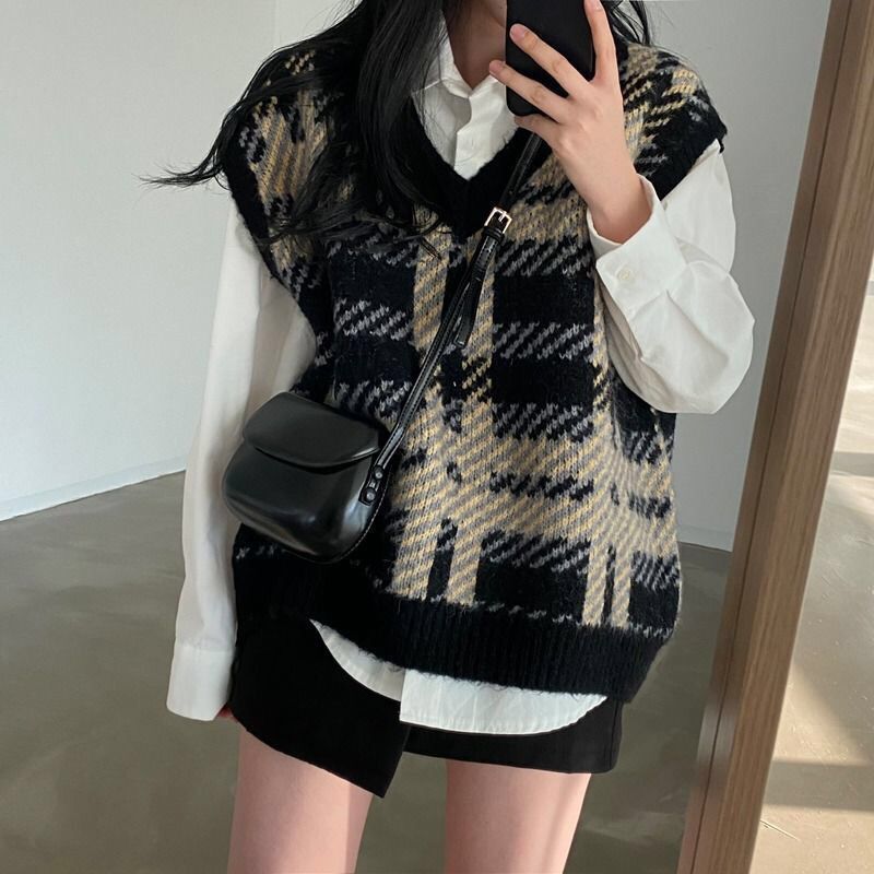 سترات نسائية منقوشة ملابس علوي - مراجعة Women Formal Wear Korean وسعره