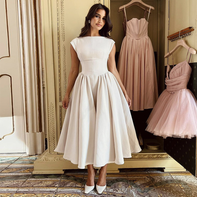 فستان سهرة نسائي أنيق بتصميم ا - مراجعة Women'S Red Formal Wear وسعره