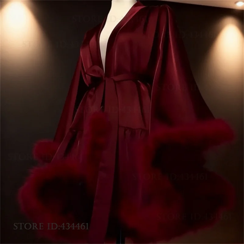 روب نسائي فاخر بأكمام كبيرة وأ - مراجعة Women'S Formal Wear Wedding وسعره