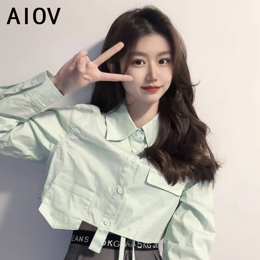 قمصان نسائية بأكمام طويلة مخطط - مراجعة Women Formal Wear Korean وسعره