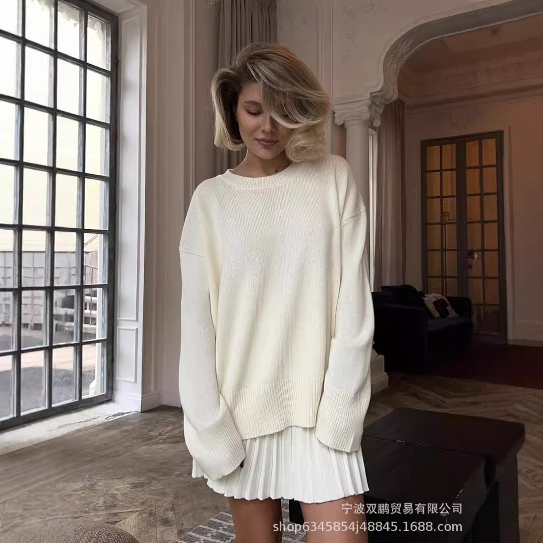 الخريف بلون سترة ذات عنق دائرى - مراجعة Pencil Skirt Midi وسعره