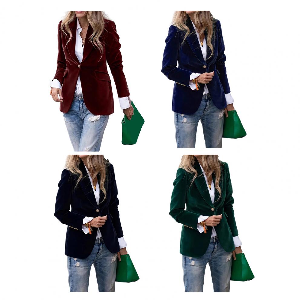 بليزر نسائي مخملي كبير الحجم ب - مراجعة Women'S Formal Wear Wedding وسعره