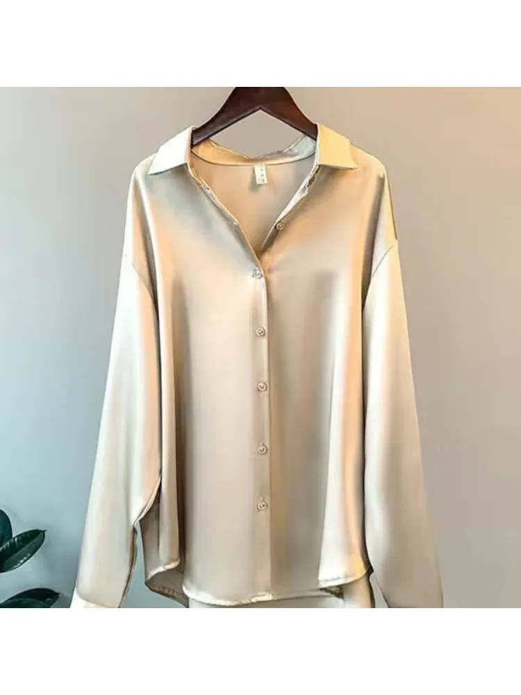 حجم كبير قميص حريري المرأة عاد - مراجعة Women'S Formal Wear Blouse وسعره