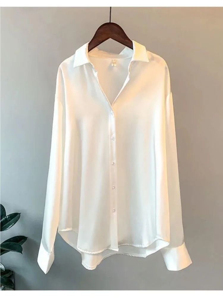 حجم كبير قميص حريري المرأة عاد - مراجعة Women'S Formal Wear Blouse وسعره