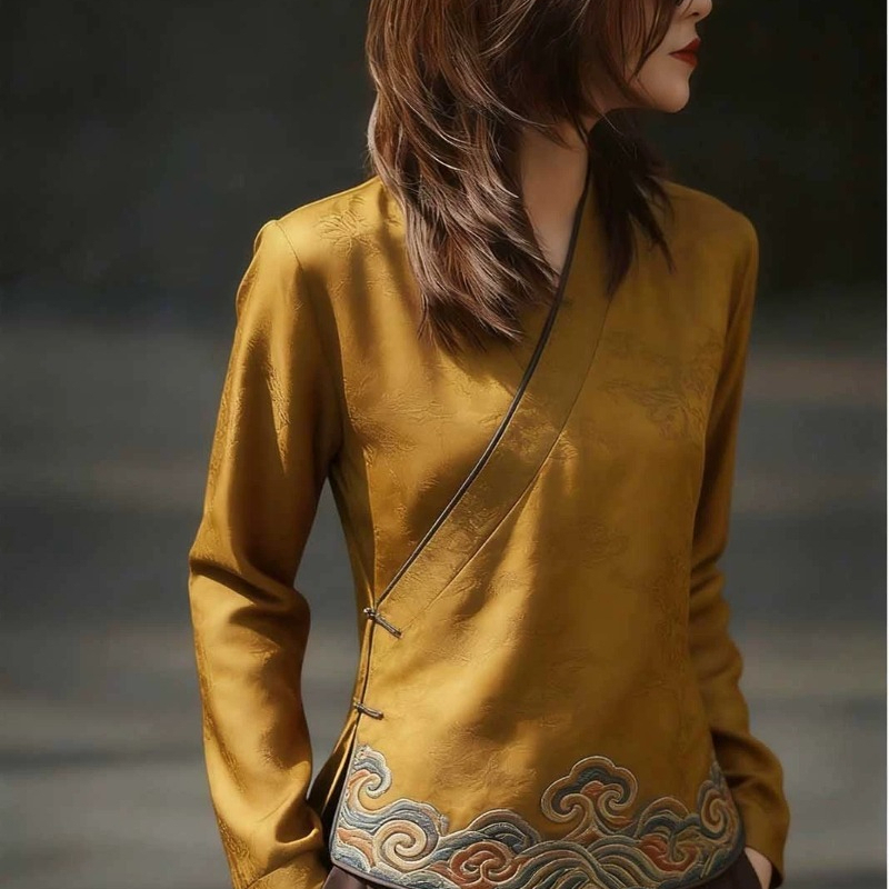 بلوزات نسائية على الطراز الصين - مراجعة Women'S Formal Wear Blouse وسعره