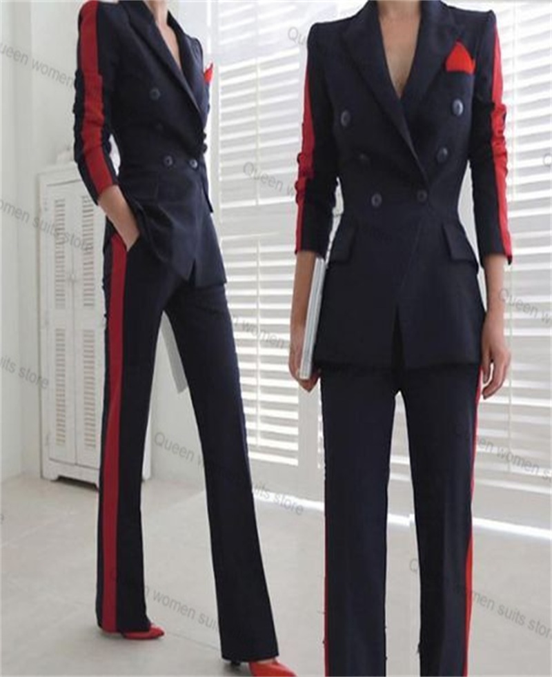 أحمر أسود الخريف المرأة البدلة - مراجعة Women'S Red Formal Wear وسعره