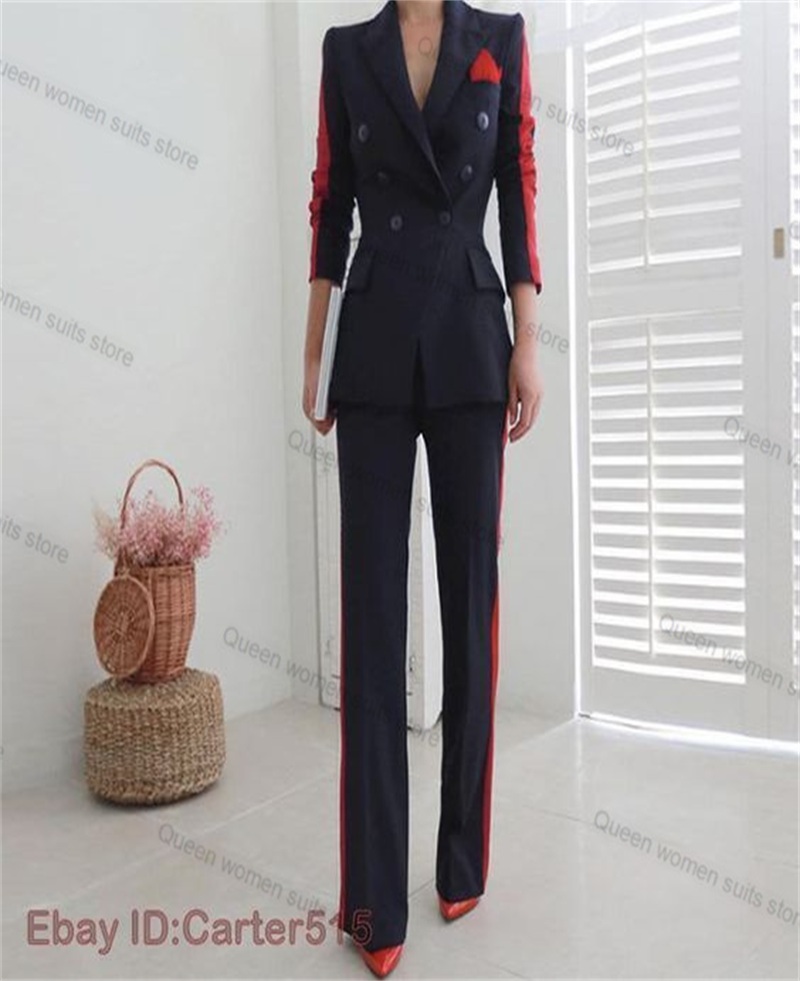 أحمر أسود الخريف المرأة البدلة - مراجعة Women'S Red Formal Wear وسعره
