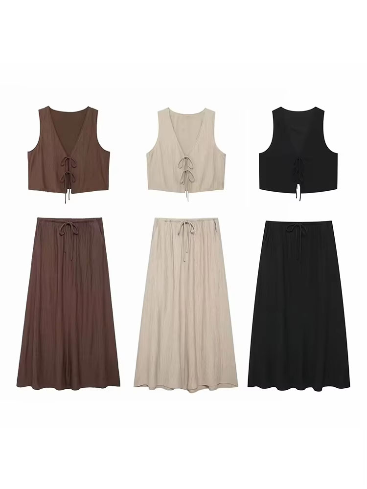 2024 الصيف النساء التنانير مجم - مراجعة Pencil Skirt Midi وسعره