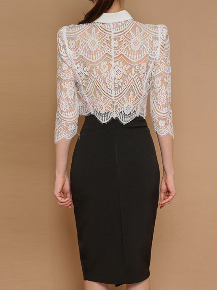 الصيف مثير 2 قطعة الزي أنيقة م - مراجعة Pencil Skirt Midi وسعره