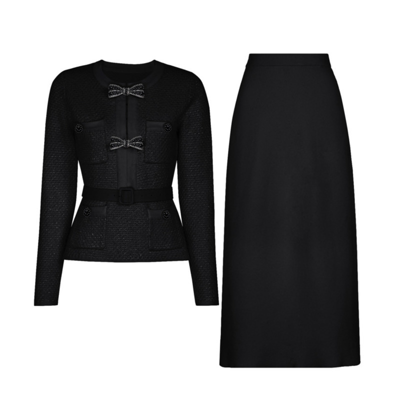 مجموعة LEOSOXS النسائية المنسق - مراجعة Pencil Skirt Midi وسعره