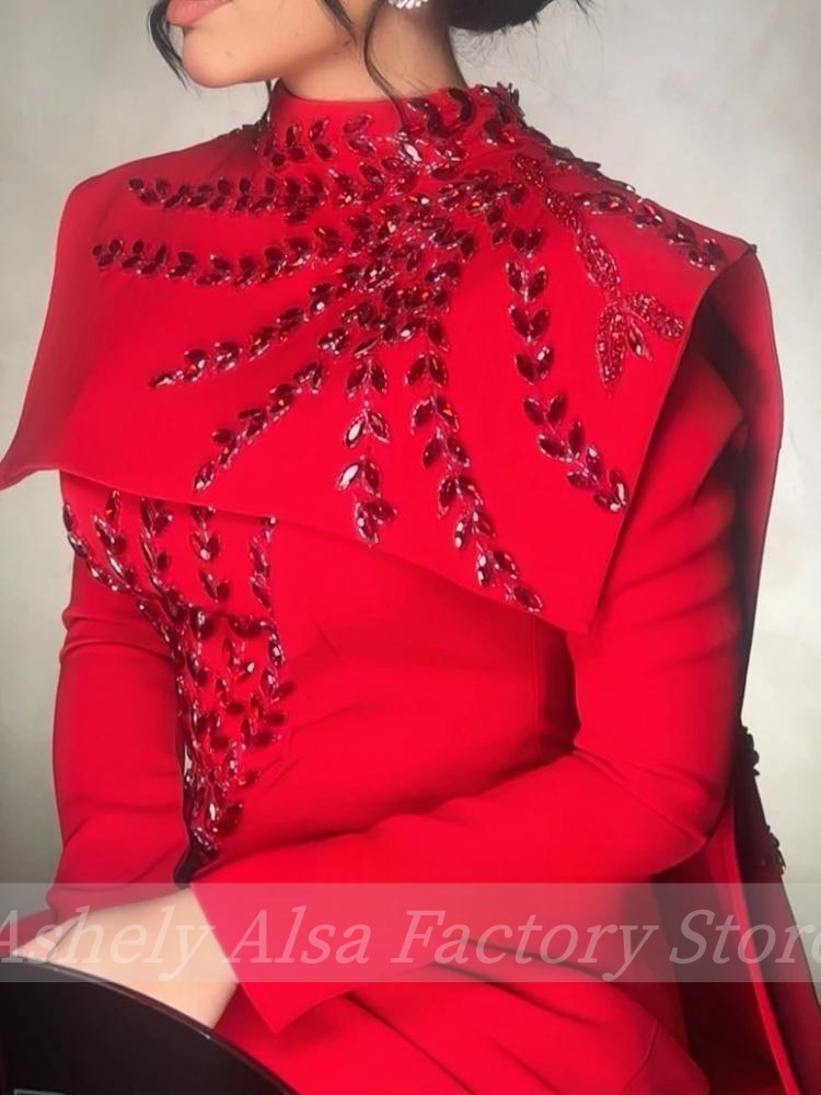 فستان سهرة نسائي مخصص باللون ا - مراجعة Women'S Red Formal Wear وسعره