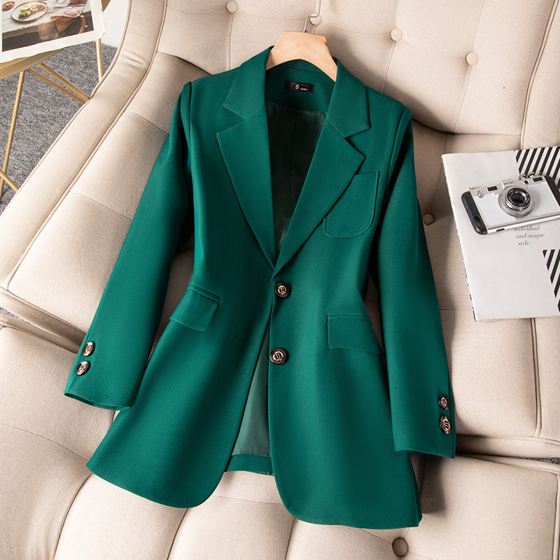 أزرق أسود أخضر المرأة معطف الس - مراجعة Women Formal Wear Winter وسعره