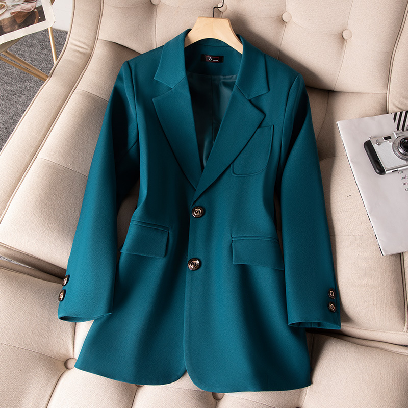أزرق أسود أخضر المرأة معطف الس - مراجعة Women Formal Wear Winter وسعره