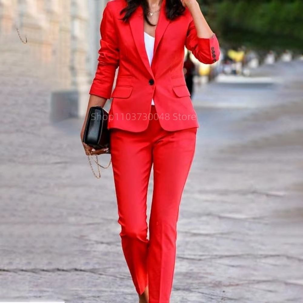 بدلة رسمية أنيقة للسيدات في ال - مراجعة Women'S Red Formal Wear وسعره