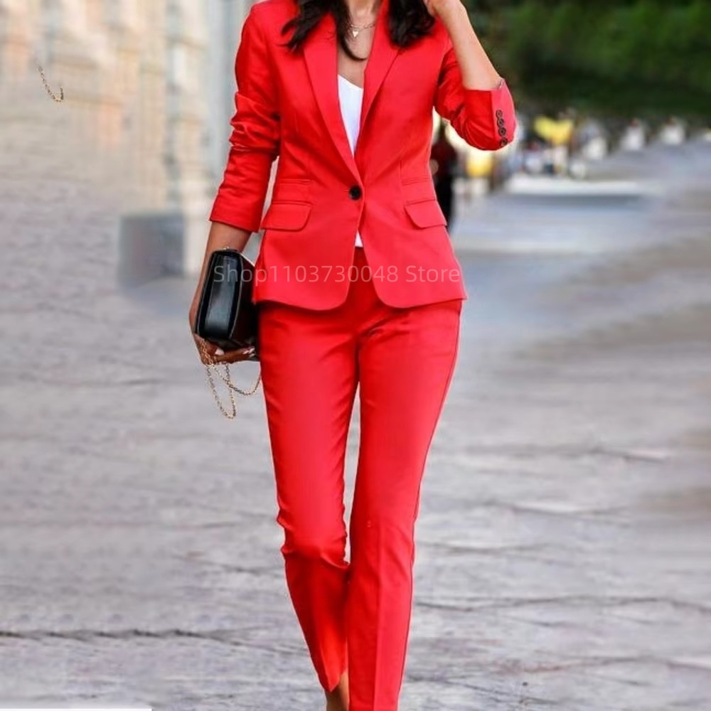 بدلة رسمية أنيقة للسيدات في ال - مراجعة Women'S Red Formal Wear وسعره